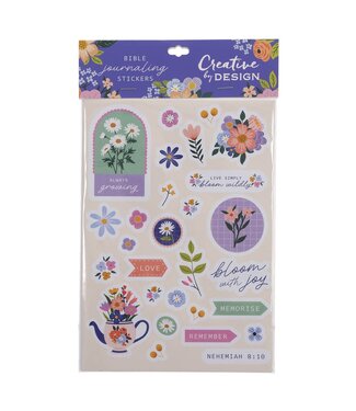 Christian Art Gifts Bloom Wildly Bible Journaling Stickers | 聖經筆記貼紙