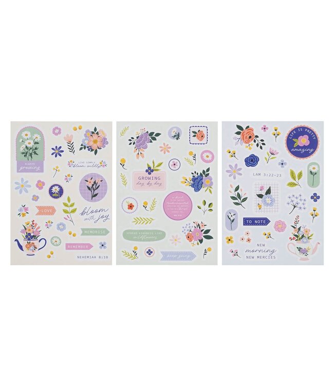 Bloom Wildly Bible Journaling Stickers | 聖經筆記貼紙