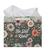 Be Still Teal Botanical Large Landscape Gift Bag - Psalm 46:10 | 禮物袋（大）