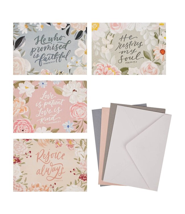 Floral Scripture Notecard Set | 聖經經文卡片套組