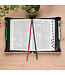 Sufficient Grace Taupe Wildflower Tapestry Faux Leather Fashion Bible Cover - 2 Corinthians 12:9 | 仿皮時尚聖經套