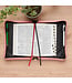 Those Who Trust Coral Pink Floral Faux Leather Classic Bible Cover - Isaiah 40:31 | 仿皮經典聖經套