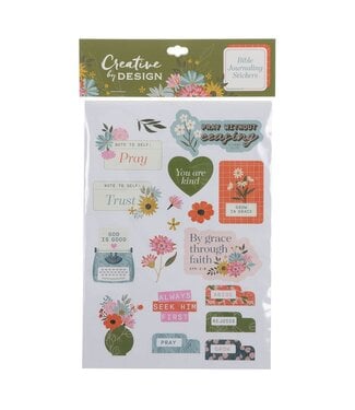Christian Art Gifts Grow in Grace Bible Journaling Stickers | 聖經手寫筆記貼紙
