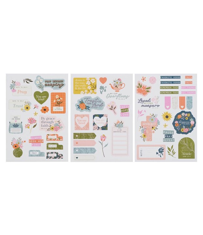 Grow in Grace Bible Journaling Stickers | 聖經手寫筆記貼紙