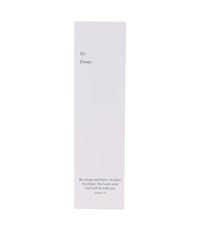 Be Strong and Brave Lion Sunday School/Teacher Bookmark Set - Joshua 1:9 Image Back (Pack Of 10)  | 主日學／教師書籤套組（一包10張）