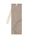Amazing Grace Taupe Faux Leather Bookmark - Isiah 53:5 | 仿皮書籤