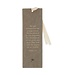 Amazing Grace Taupe Faux Leather Bookmark - Isiah 53:5 | 仿皮書籤
