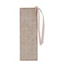 Sufficient Grace Taupe Floral Faux Leather Bookmark - 2 Corinthians 12:9 | 仿皮書籤