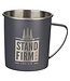 Stand Firm Anchor Gray Camp-style Stainless Steel Mug - 1 Corinthians 16:13 | 露營風格不鏽鋼馬克杯