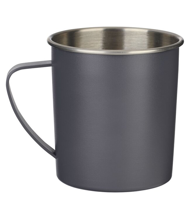 Stand Firm Anchor Gray Camp-style Stainless Steel Mug - 1 Corinthians 16:13 | 露營風格不鏽鋼馬克杯