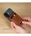 Stand Firm Honey-brown Faux Leather Phone Wallet with Stand - 1 Corinthians 16:13 | 仿皮手機 Magsafe 錢包