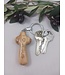 Olive Wood Keychain - Comfort Words |  | 橄欖木十字架鑰匙圈——我愛耶穌