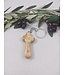 Olive Wood Keychain - Comfort Words |  | 橄欖木十字架鑰匙圈——我愛耶穌