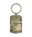 Trust Coral Epoxy-filled Metal Keychain - Isaiah 40:31 | 金屬鑰匙圈