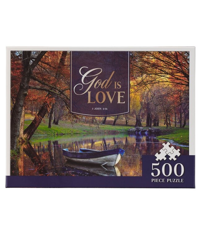 God is Love 500-piece Jigsaw Puzzle - 1 John 4:16 | 500塊拼圖
