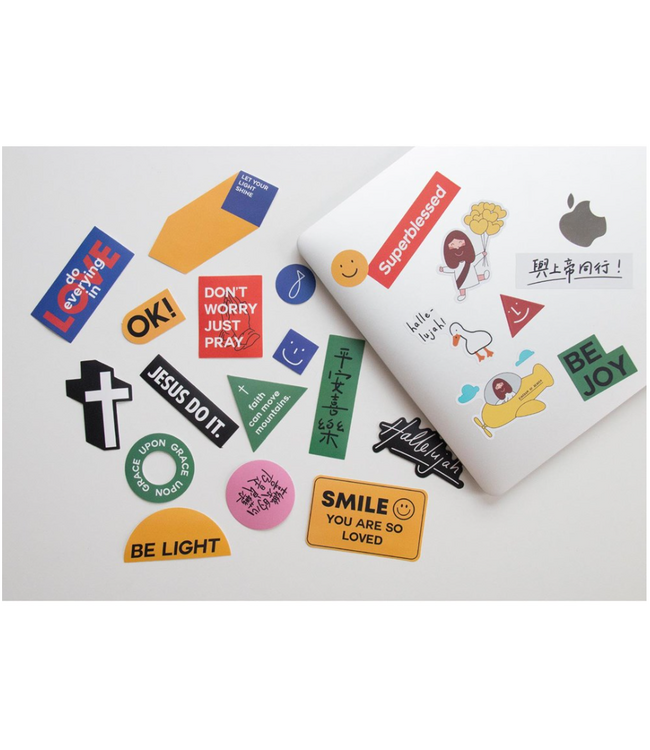 防水貼紙組——信仰的感動（21張）