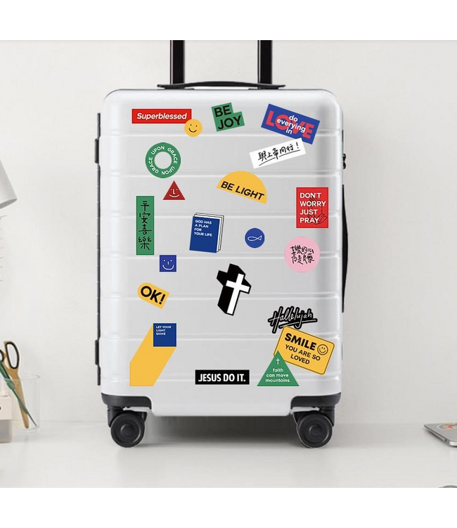 防水貼紙組——信仰的感動（21張）