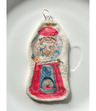 Hallelujah 魚媽手作店 抹手布——聖誕扭蛋機