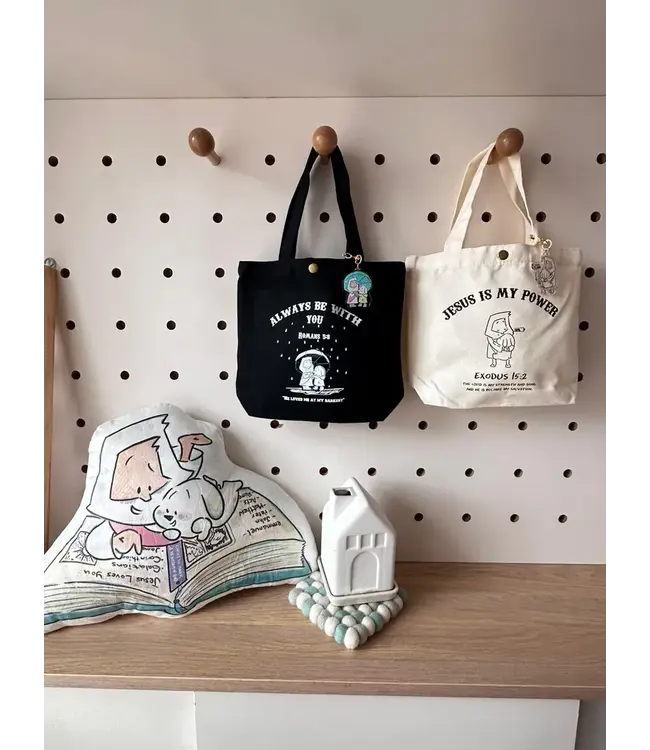 Mini Tote．迷你帆布袋（白）