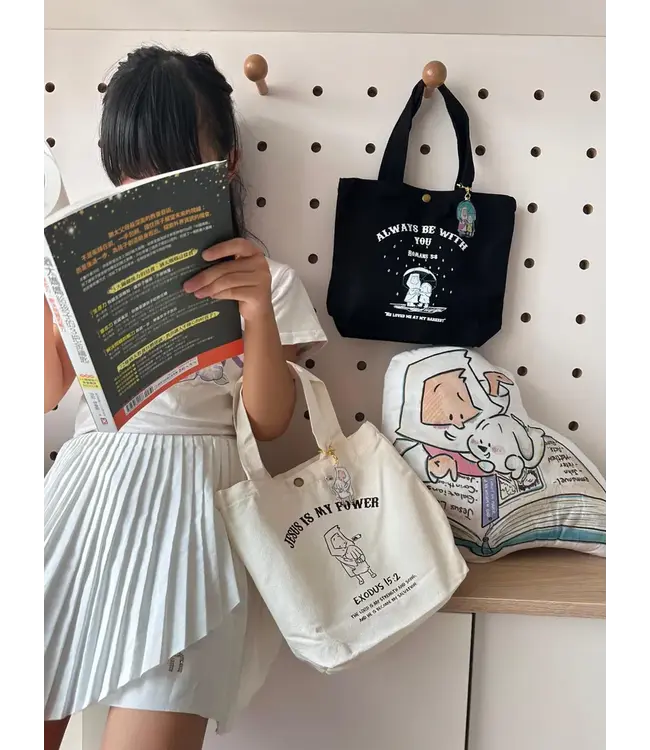 Mini Tote．迷你帆布袋（白）