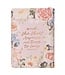 Strength and Honor Pink Floral Faux Leather Classic Journal with Zipper Closure - Proverbs 31:25 | 仿皮拉鏈經典筆記本
