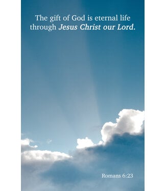 B&H Publishing Group Funeral Bulletin: Of God (Package of 100): Romans 6:23 (KJV) | 喪禮列序單
