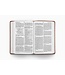 ESV Large Print Value Thinline Bible-Tan Ornament Design TruTone