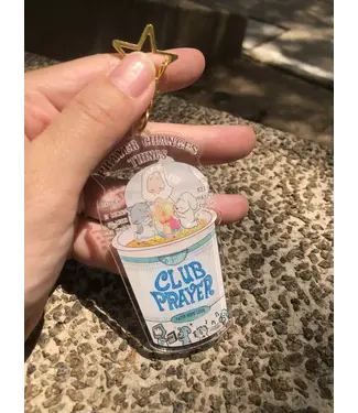 Hallelujah 魚媽手作店 Club Prayer 杯麵匙扣