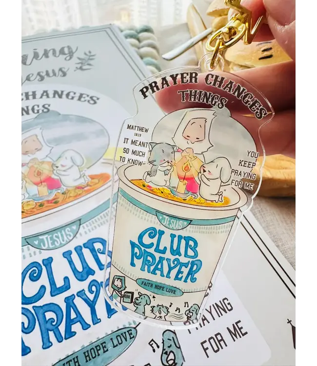 Club Prayer 杯麵匙扣