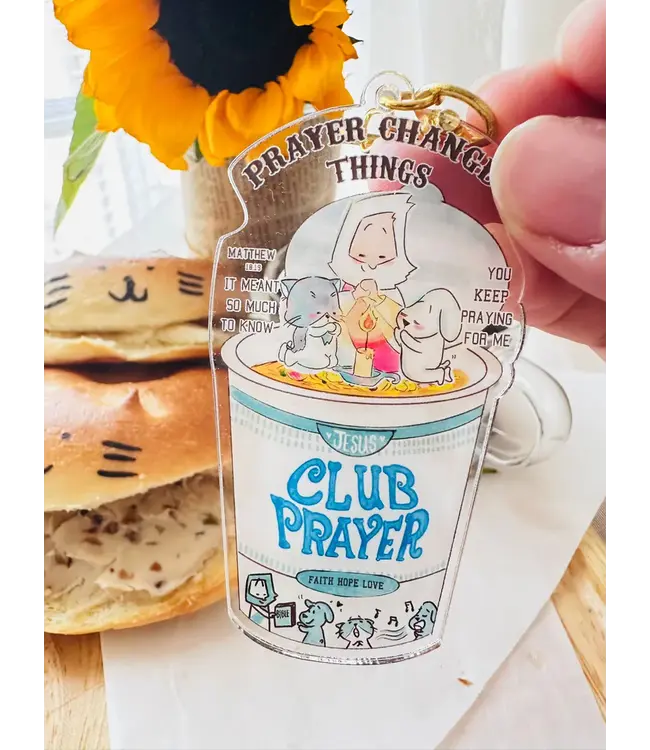 Club Prayer 杯麵匙扣