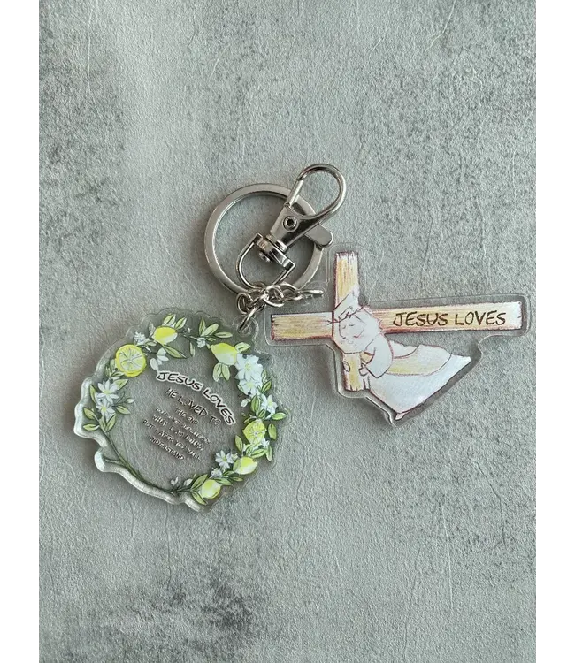 魚媽電話繩匙扣．檸檬