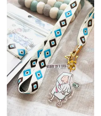 Hallelujah 魚媽手作店 魚媽電話繩匙扣．JESUS POWER