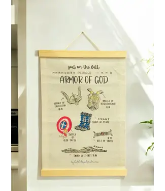 Hallelujah 魚媽手作店 全副軍裝帆布掛牆布