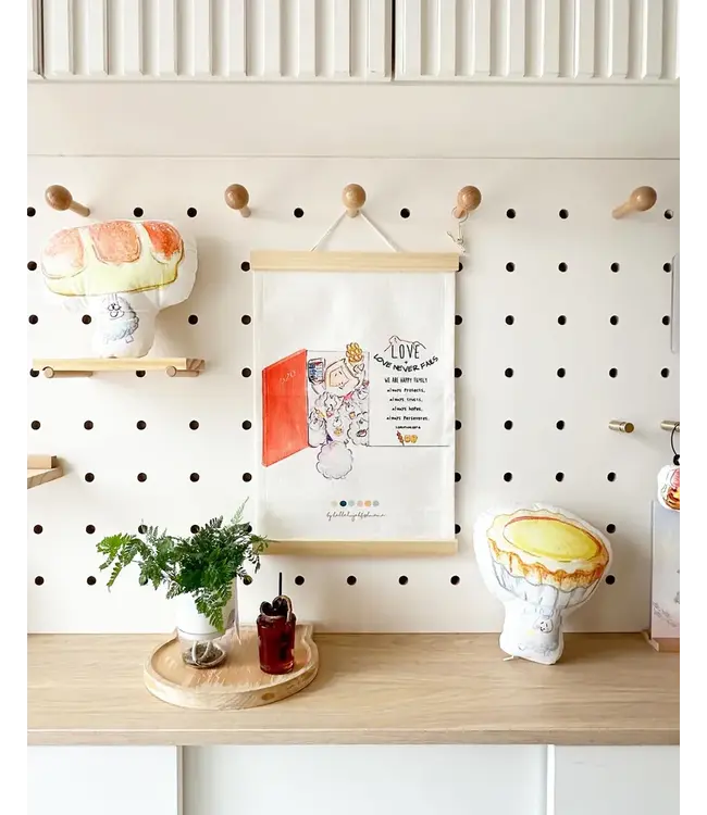 LOVE．獅子山帆布掛牆布