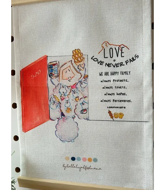 LOVE．獅子山帆布掛牆布