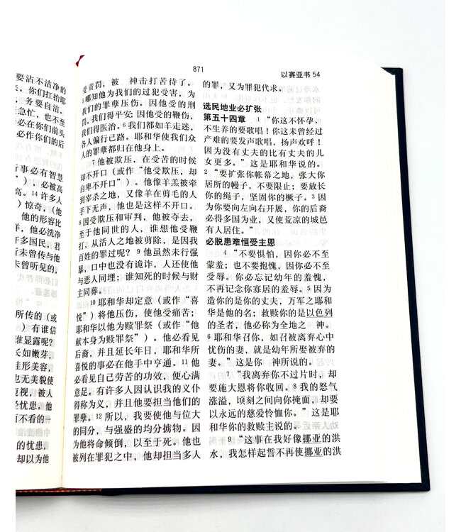 圣经．和合本．硬面白边．教会通用版（简体）