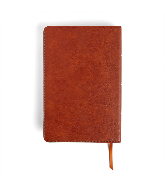 NASB Personal Size Giant Print Bible, Burnt Sienna LeatherTouch Indexed