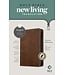 NLT Thinline Reference Zipper Bible Filament Enabled Edition-Atlas Rustic Brown LeatherLike Indexed