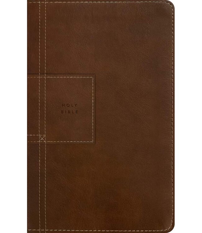 NLT Thinline Reference Zipper Bible Filament Enabled Edition-Atlas Rustic Brown LeatherLike Indexed