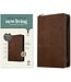 NLT Thinline Reference Zipper Bible Filament Enabled Edition-Atlas Rustic Brown LeatherLike Indexed