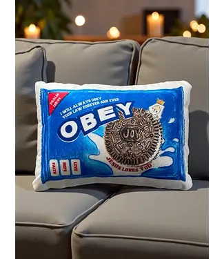 Hallelujah 魚媽手作店 零食抱枕．OREO/OBEY
