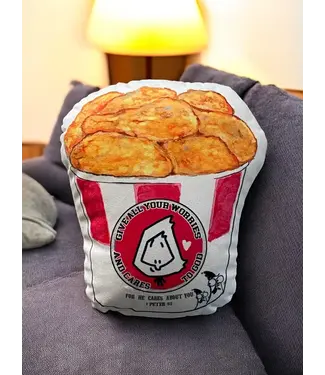 Hallelujah 魚媽手作店 零食抱枕．JFC 炸雞