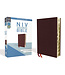 NIV Thinline Bible (Comfort Print)-Burgundy Bonded Leather Indexed