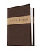NLT Premium Gift Bible, Filament Enabled, LeatherLike, Dark Brown/Tan TuTone, Red Letter