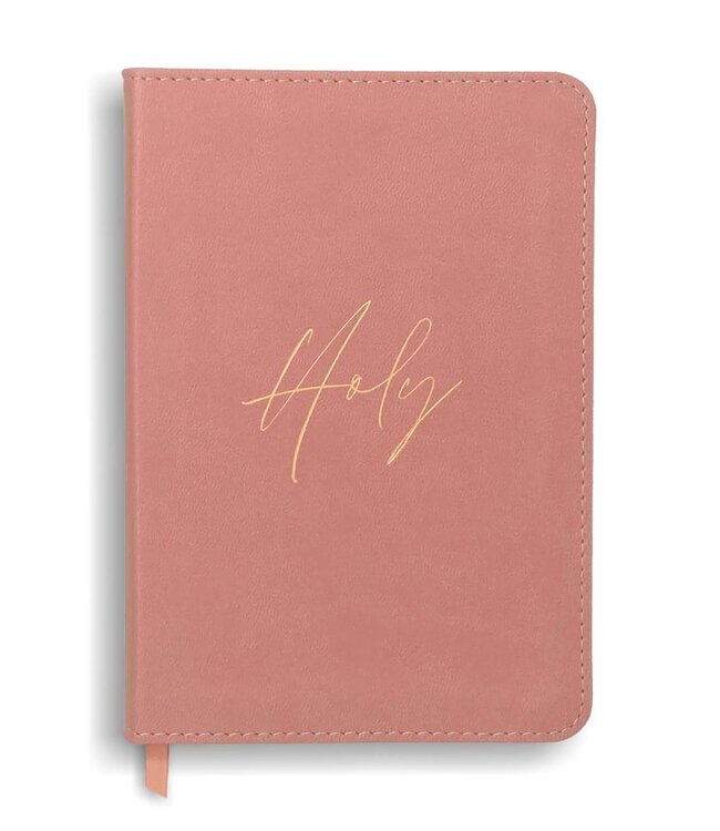NLT Compact Bible, Filament-Enabled Edition, LeatherLike, Holy Dusty Pink, Red Letter