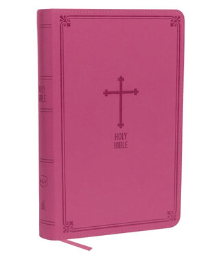 Thomas Nelson Publishers NKJV, Deluxe Gift Bible, Red Letter Edition, Comfort Print, Pink Leathersoft