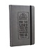 Be Strong Hardcover Faux Leather Notebook with Elastic Closure - Joshua 1:9 | 仿皮筆記本，附束帶