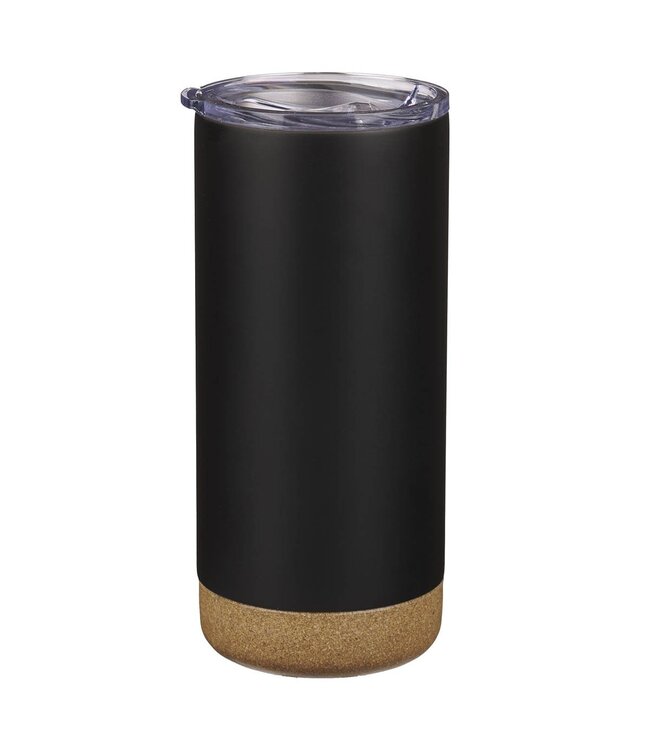Man of God Black Stainless Steel Tumbler - 1 Timothy 6:11 | 不鏽鋼隨行杯