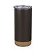 Stand Firm in the Faith Espresso-brown Stainless Steel Tumbler - 1 Corinthians 16:13 | 不鏽鋼隨行杯