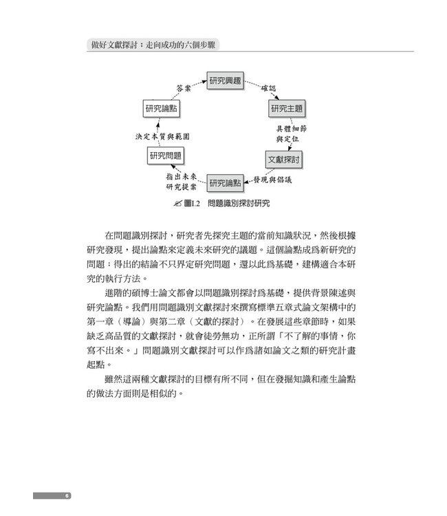 做好文獻探討：走向成功的六個步驟【全新增補第二版】